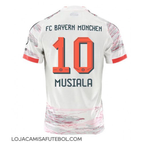 Camisa de Futebol Bayern Munich Jamal Musiala #10 Equipamento Secundário 2025-26 Manga Curta